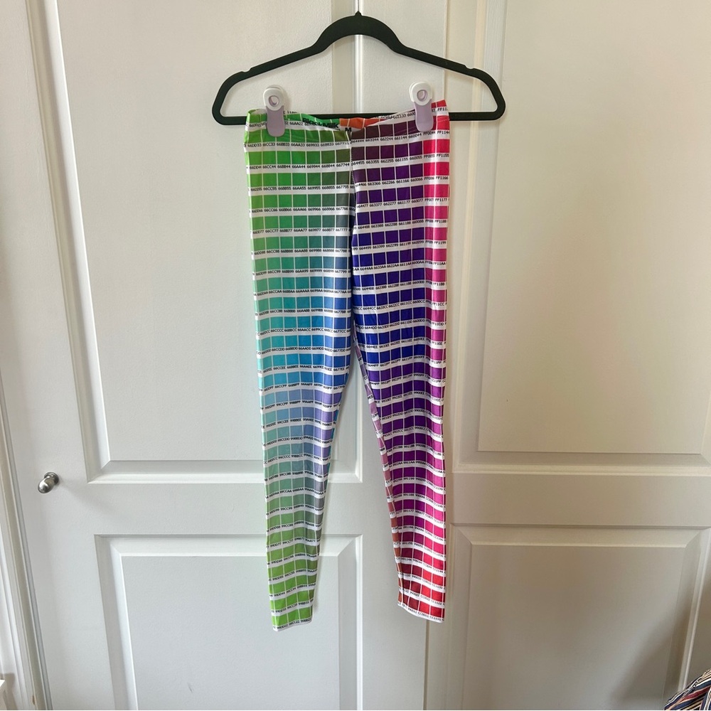 BlackMilk hex colour leggings - size M